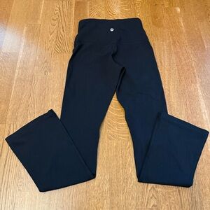 Lululemon Align High-Rise Mini Flare Pant Size 4 Nulu Black Leggings